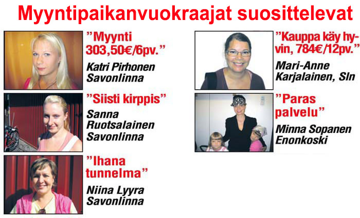 Asiakkaat suosittelevat